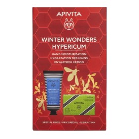 Apivita Promo Hand Cream for Dry Chapped Hands Ενυδατική Κρέμα Χεριών 50ml & Natural Soap With Olive Αρωματικό Σαπούνι Με Ελιά 125gr