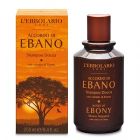 L Erbolario Accordo Di Ebano Shower-Shampoo Αφρόλουτρο-Σαμπουάν 250ml
