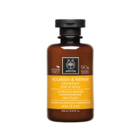 Apivita Nourish & Repair Shampoo Olive & Honey Σαμπουάν Θρέψης & Επανόρθωσης Με Ελιά & Μέλι 250ml