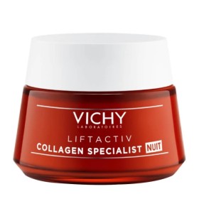 Vichy Liftactiv Collagen Specialist Night Αντιρυτιδική Κρέμα Νύχτας για Σύσφιξη & Λάμψη 50ml