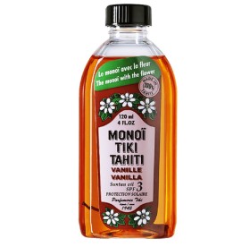 Monoi Tiki Tahiti Vanilla Bronzant Spf 3 Sun Tan Oil 120ml