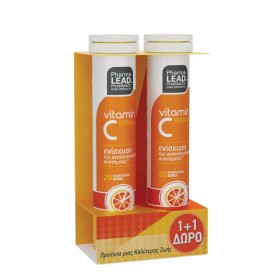 PharmaLead Promo Vitamin C 1000mg Για Το Ανοσοποιητικό 20 Αναβράζοντα Δισκία (1+1 Δώρο)