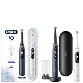 Oral-B iO Magnetic Black & White Duo Ηλεκτρική Οδοντόβουρτσα Μαύρη-Λευκή 2 Τεμάχια