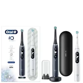 Oral-B iO Magnetic Black & White Duo Ηλεκτρική Οδοντόβουρτσα Μαύρη-Λευκή 2 Τεμάχια