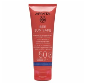 Apivita Bee Sun Safe Hydra Fresh Face Body Milk SPF50 Face & Body Sunscreen Lotion 100ml (Travel Size)