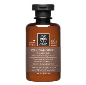 APIVITA OILY DANDRUFF ΣΑΜΠΟΥΑΝ ΚAΤΑ ΤΗΣ ΛΙΠΑΡΗΣ ΠΙΤΥΡΙΔΑΣ ΛΕΥΚΗ ΙΤΙΑ & ΠΡΟΠΟΛΗ 250ML