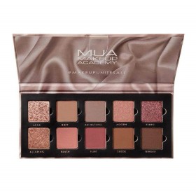 MUA 10 Shade Palette Silk Nudes Παλέτα Σκιών 10 Αποχρώσεων