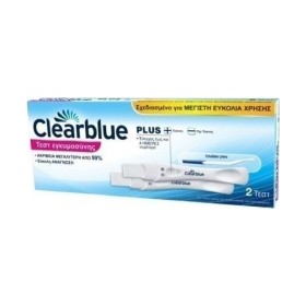 Clearblue Τεστ Εγκυμοσύνης Plus 2τμχ