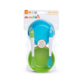 Munchkin Love A Bowls Σετ Παιδικά Πιάτα-Κουτάλια 6τμχ