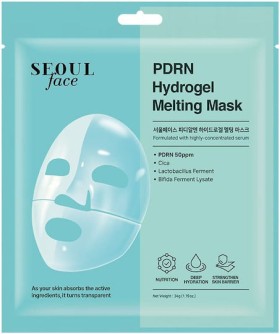 Dermal Μάσκα PDSRN Hydrogel Face Mask Ομορφιάς Προσώπου Ενυδάτωση/Αναζωογόνηση/Λάμψη 34gr