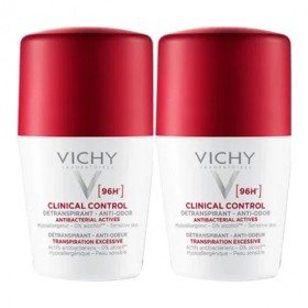 Vichy Deodorants 96h Anti-Odour Anti-Perspirant Αποσμητικό 2X50ml