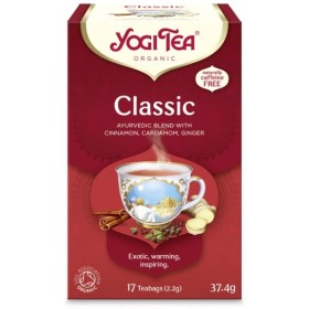 Yogi Tea Bio Classic Teabags Βιολογικό Τσάϊ Για Κρυολόγημα & Δυσπεψία 37.4gr