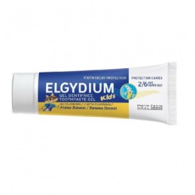 Elgydium Kids Toothpaste Banana Children's Toothpaste Banana Flavor 500ppm 50ml
