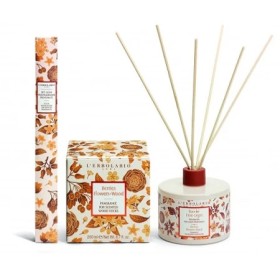 LErbolario Bacche Fiori Legni Αρωματικό Χώρου με Ξύλινα Στικ 200ml