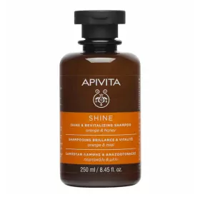APIVITA SHINE & REVITALIZING ΣΑΜΠΟΥΑΝ ΛΑΜΨΗΣ & ΑΝΑΖΩΟΓΟΝΗΣΗΣ ΜΕ ΠΟΡΤΟΚΑΛΙ & ΜΕΛΙ 250ML