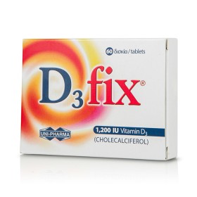 UNI-PHARMA D3 FIX 1200IU 60TABS