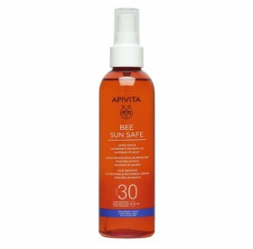 Apivita Bee Sun Safe Body Oil SPF30 Λάδι Σώματος για Μαύρισμα και Μεταξένια Αίσθηση 200ml