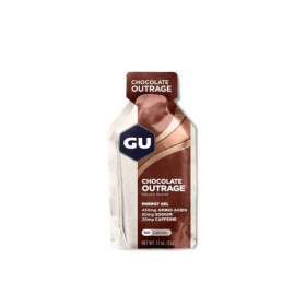 Gu Energy Gel Chocolate Outrage 50mg Sodium Caffeine 32gr
