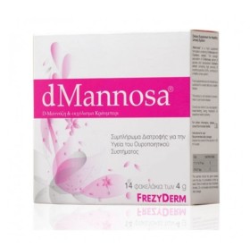 FREZYDERM DMANNOSA D-ΜΑΝΟΖΗ & ΕΚΧΥΛΙΣΜΑ CRANBERRY ΓΙΑ ΤΗΝ ΥΓΕΙΑ ΤΟΥ ΟΥΡΟΠΟΙΗΤΙΚΟΥ ΣΥΣΤΗΜΑΤΟΣ 14Χ4GR