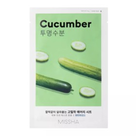 Missha Aιry Fit Sheet Mask Cucumber Υφασμάτινη Μάσκα Αγγουριού 19gr