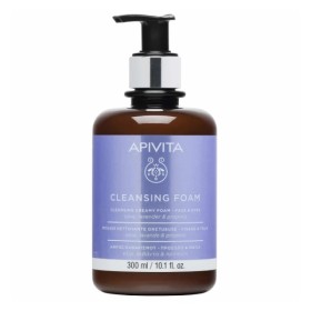 Apivita Cleansing Foam Αφρός Καθαρισμού Για Πρόσωπο Και Μάτια Με Ελιά Και Λεβάντα 300ml