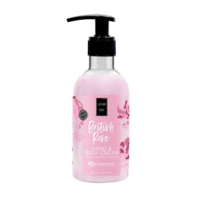 Lavish Care British Rose Hand & Body Cream Ενυδατική Κρέμα Χεριών & Σώματος Τριαντάφυλλο 300ml