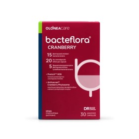 Olonea Bacteflora Cranberry Για Την Προστασία Του Ουροποιητικού Συστήματος 30caps