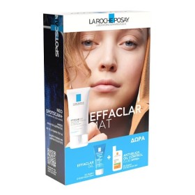 La Roche Posay Effaclar Mat Sebo-Controlling Moisturizer 40ml & Effaclar Gel 50ml