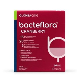 Olonea BacteFlora Cranberry για το Ουροποιητικό Σύστημα 10 Φυτικές Κάψουλες