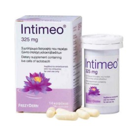 FREZYDERM INTIMEO FOOD SUPPLEMENT WITH LIVE STRAIN OF LACTOBACILLUS 325GR 14CAPS