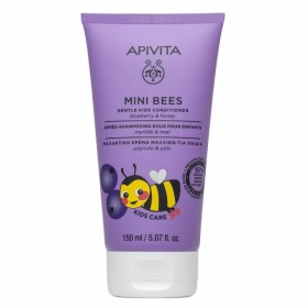 Apivita Mini Bees Kids Conditioner Μαλακτική Κρέμα Μαλλιών Για Παιδιά Με Μύρτιλο & Μέλι 150ml