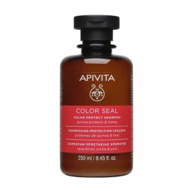 Apivita Color Seal Shampoo Σαμπουάν Προστασίας Χρώματος με Πρωτείνες Κινόα & Μέλι 250ml
