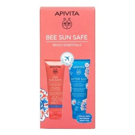 Apivita Promo Bee Sun Safe Beach Essentials Hydra Fresh Face & Body Milk SPF50 Travel Size 100ml & Apivita After Sun Cool & Sooth Face & Body Gel-Cream Travel Size 100ml