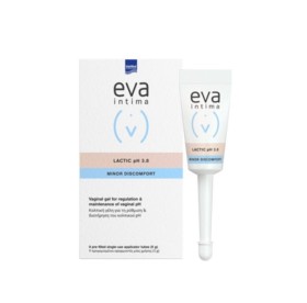 Intermed Eva Intima Lactic Gel PH 3.8 9 Τεμάχια