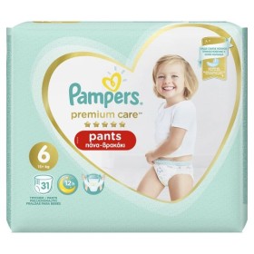 Pampers Premium Care Pants No 6 (15+kg) Πάνες-Βρακάκι 31 Τεμάχια