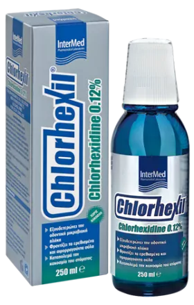 INTERMED CHLORHEXIL 0.12% MOUTHWASH ΑΝΤΙΜΙΚΡΟΒΙΑΚΗ ΠΡΟΣΤΑΣΙΑ, ΑΝΑΚΟΥΦΙΣΗ ΚΑΙ ΦΡΟΝΤΙΔΑ, 250ML