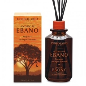 L Erbolario Accordo Di Ebano Αρωματικό Χώρου Με Ξύλινα Sticks 200ml