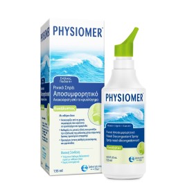 Physiomer Plus Fresh Nasal Spray Ρινικό Αποσυμφορητικό Υπέρτονο Σπρέϊ Μέντα & Ευκάλυπτος 135ml