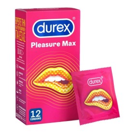 Durex Pleasure Max Condoms With Dots & Stripes 12 Pieces