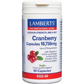 Lamberts Cranberry Tablets 18,750mg (as a 750mg extract) για την Υγεία του Ουροποιητικού 60 tabs