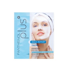Panthenol Plus Aqua Repair Face Mask Fruits Μάσκα Προσώπου Απολέπισης & Επανόρθωσης 14ml