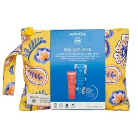 Apivita Promo Bee Sun Safe Anti-Spot & Anti-Age Defense Face Cream SPF50 50ml & After Sun Cool & Sooth Face & Body Gel-Cream Travel Size 100ml