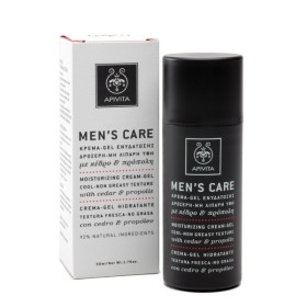 Apivita Mens Care Cream Gel With Cedar & Propolis Ενυδατική Κρέμα Τζελ Με Κέδρο & Πρόπολη 50ml